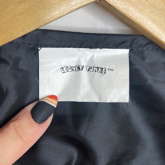 Y2k Loony Tunes Tweety Bird Leather Suede Vest - A40 - Picture 3 of 6